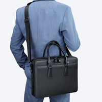 Sac en cuir de luxe pour homme Marrant, sac de bureau de haute qualité, sacoche en cuir, sacoche pour ordinateur portable pour homme