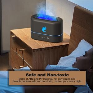 Humidificador Ultrasónico Inteligente para el Hogar, 250 ml, Luz de Llama, Temporizador, USB Mini con Humidistato para Uso en el Automóvil - Product Image 4