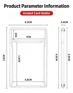 PKM & <span class=keywords><strong>NBA</strong></span> voor Grading <span class=keywords><strong>Card</strong></span> Slab Ultrasone 35PT Acryl Draagbare verzamelbox Sterk-magnetische kaarthouder MTG Kaarthouder - Product Image 6