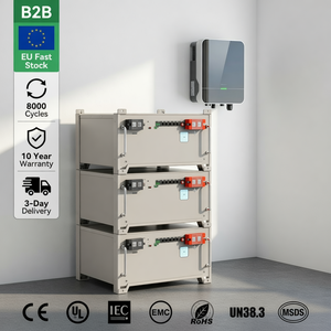 แบตเตอรี่ Lifepo4 5KWH 10KWH 16KWH Lithtech แบตเตอรี่ Pylontech 16KWH แบตเตอรี่ Sungrow แบตเตอรี่พลังงาน Lifepo4 48V - Product Image 1