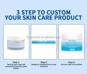 Crème hydratante anti-âge réparatrice éclaircissante pour le visage EKBER avec logo personnalisé, peptide de cuivre bleu GHK-<span class=keywords><strong>Cu</strong></span> <span class=keywords><strong>Snap</strong></span>-8 - Product Image 5