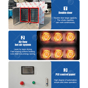 Deshidratador de azafrán de té de frutas ORME 100kg, Máquina secadora de horno de secado de aire caliente Persimmon Konjac para precio de alimentos - Product Image 3
