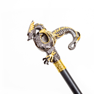 Bastón <span class=keywords><strong>de</strong></span> Lujo con Empuñadura <span class=keywords><strong>de</strong></span> Dragón, Bastón Decorativo Vintage para Caballero - Product Image 5