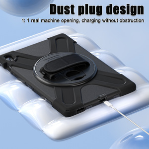 Custodia Protettiva in TPU per Tablet con Tripla Protezione in Silicone, Supporto Girevole <span class=keywords><strong>a</strong></span> 360 Gradi, Design Resistente per Tablet - Product Image 3