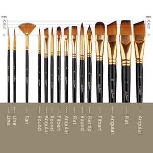 Set di 17 <span class=keywords><strong>Pennelli</strong></span> Professionali <span class=keywords><strong>per</strong></span> Pittura a Olio con Borsa in <span class=keywords><strong>Tela</strong></span>, Vendita all'Ingrosso dalla Fabbrica Xin Bowen - Product Image 3