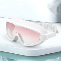 Lunettes de natation pour adultes, étanches, anti-buée, protection UV, verres en verre trempé pour hommes et femmes avec correction de la myopie