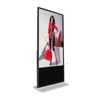 Affichage Totem LCD Interactive d'Intérieur Kiosque Publicitaire Lecteur Vidéo Panneau de Sol Écran Tactile Debout Signalisation Numérique