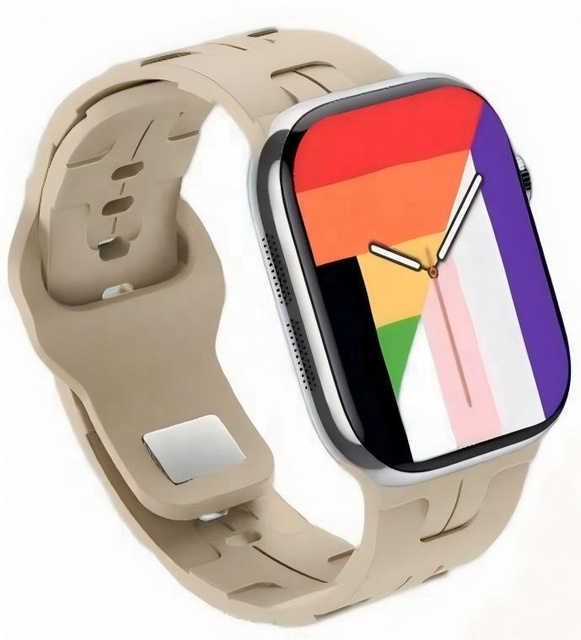 2026 Smart Watch Wearfit AMOLED Display Answer Calls TWS Wireless Headphones Silica Gel Magnetic Unisex Long Battery Life