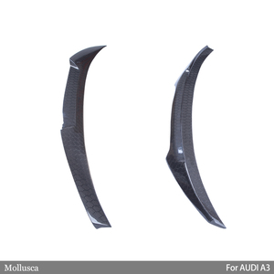 สปอยเลอร์หลังทรง M4 สำหรับ A3 S3 RS3 8V วัสดุคาร์บอนไฟเบอร์ลายรังผึ้งแท้ ปี 2013-2020 - Product Image 3