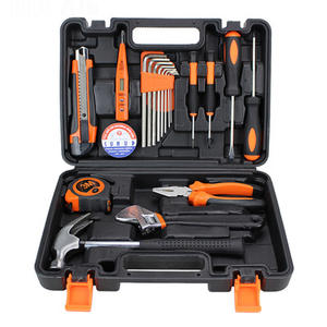 Kit de herramientas de reparación doméstica de acero al carbono, juego de herramientas promocionales con estuche rígido para el cuidado del automóvil, mantenimiento básico de vehículos, 13 Uds. - Product Image 1