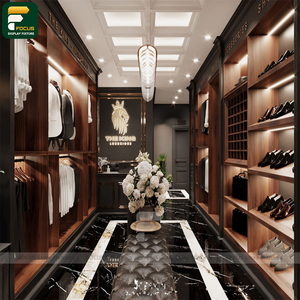 ชั้นวางเสื้อผ้าสีขาวสำหรับจัดแสดงสินค้า ดีไซน์สำหรับร้านค้าปลีก - Product Image 1