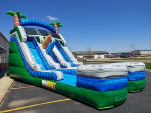 Tobogán Inflable al Mejor Precio, Parque Infantil Comercial de PVC, Castillo Inflable para Niños, Tobogán Acuático, Piscina de Pelotas - Product Image 3