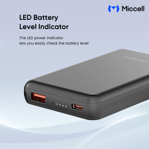 Batteries externes portables Miccell en gros 22,5 W 5000/10000 mAh à chargement rapide magnétique sans fil pour téléphones mobiles - Product Image 5