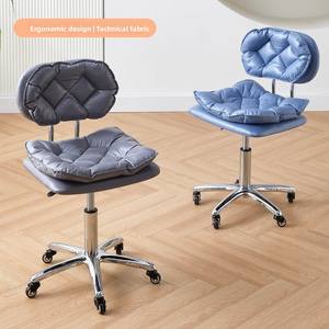 Chaise de technicien en manucure moderne et tendance Table de salon avec dossier réglable <span class=keywords><strong>Tabouret</strong></span> de beauté rotatif pour bureau, bar ou salon - Product Image 3