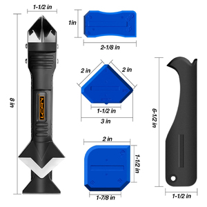 <span class=keywords><strong>3</strong></span> In <span class=keywords><strong>1</strong></span> Siliconen Kitgereedschap Met 4 Afwerkingsgereedschap Voor Het Afwerken Van Kit Voegmiddel Verwijderen Schraper Voor Keukenvloer In De Badkamer - Product Image 4