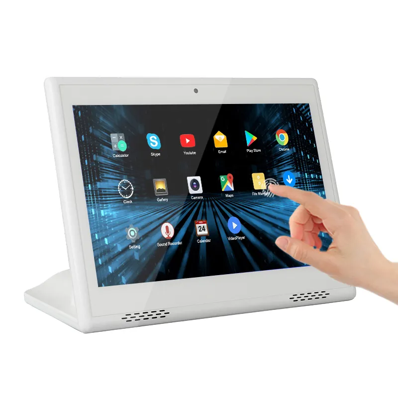 10 noktalı kapasitif dokunmatik ekranlı Android Pos Tablet masaüstü 10 inç L şekli Android Tablet