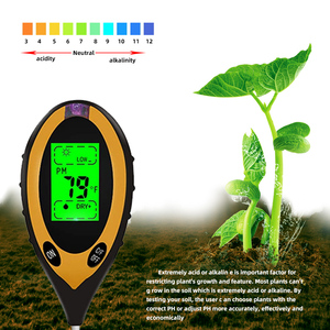Instrumento de estudio de suelo 4 en 1, medidor de humedad de plantas, luz y probador de PH para el hogar, jardín, césped, granja, uso interior y exterior - Product Image 6