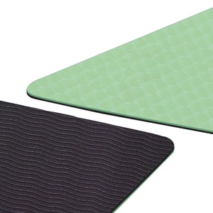 SANFAN-esterilla de TPE <span class=keywords><strong>para</strong></span> <span class=keywords><strong>Yoga</strong></span>, supergrande y Extra grande, <span class=keywords><strong>gruesa</strong></span>, respetuosa con el medio ambiente, antideslizante, <span class=keywords><strong>para</strong></span> gimnasio, Fitness, Doble - Product Image 5