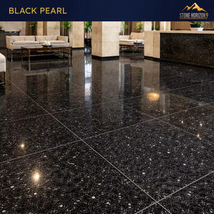 Losas de Granito Negro Perla de 2 cm Pulido |   Granito Oscuro Indio para Encimeras de Cocina y Pisos |   Calidad de Exportación - Product Image 4