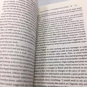 Il <span class=keywords><strong>potere</strong></span> di abitudine educativo custom softcover inglese libri di apprendimento con timbro d'oro per la lettura di libri di stampa all'ingrosso - Product Image 6