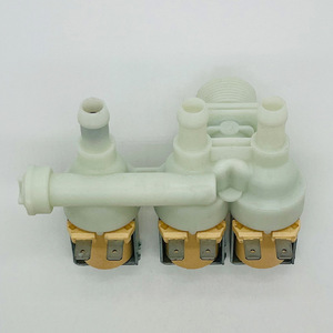 Vanne solénoïde électrique en plastique à 3 voies pour machine à laver, pour appareils électroménagers, A00155002 - Product Image 1