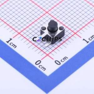 GT-TC073B-H043-L1 Tactile Switch Through hole Component (THT) Switch Single Pole Single Throw Round Button 2.5N Through Hole - Product Image 1