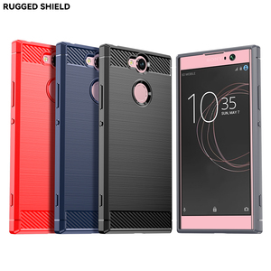 Ốp Lưng Bằng Sợi Carbon Chống Sốc Mềm TPU Ốp Lưng Cho Điện Thoại Di Động Cho <span class=keywords><strong>Sony</strong></span> Xperia XA2 Ultra - Product Image 3