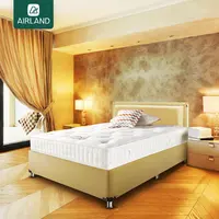 โรงแรมโมเดิร์นพ็อกเก็ตคอยล์สปริงที่นอนยูโร Top 5ดาวโรงแรม Bonnel ฤดูใบไม้ผลิขนาดคิงไซส์โฟมไฮบริดที่นอนสำหรับขาย