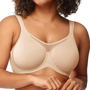 Disponibile - <span class=keywords><strong>Reggiseno</strong></span> in pizzo a copertura totale, taglie forti, <span class=keywords><strong>con</strong></span> <span class=keywords><strong>ferretto</strong></span> di supporto, bestseller, senza cuciture, <span class=keywords><strong>non</strong></span> <span class=keywords><strong>imbottito</strong></span>, da donna - Product Image 4