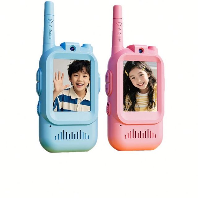 New Model Anti Slip Design Wireless Mini Outdoor Toy 50km Video Call Range Gift Walkie Talkie