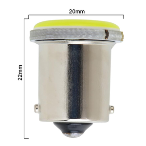 Bombilla LED para Auto P21W 1156 Ba15s 1157 Bay15d, Luz <span class=keywords><strong>de</strong></span> Señal <span class=keywords><strong>de</strong></span> Giro COB 12V, Blanca, Amarilla, Roja, Luces <span class=keywords><strong>de</strong></span> Freno, Reversa y Estacionamiento - Product Image 4