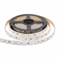 Bande LED flexible RGB+CCT haute luminosité SMD 5050 60 LED RGBCW 5-en-1 IP33 Ra90 Dimmable Wi-Fi pour chambre