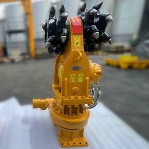 खुदाई भागों के लिए Bt40 हाइड्रोलिक ट्रांवर्स गियरबॉक्स के साथ 360 डिग्री रोटरी ड्रम कटर - Product Image 1