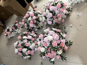 Tùy Chỉnh Sang Trọng Giả Bất Cảm Ứng Phong Lan Hoa Bóng Giả Lụa Tăng Nhân Tạo Trung Tâm Hoa Cho Bàn Đám Cưới Centrepiece Trang Trí Nội Thất - Product Image 6