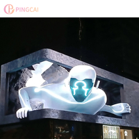 Écran LED 3D P6.67, Écran d'Affichage LED P8, Mur Vidéo, Écran Géant, Écran Publicitaire LED P10