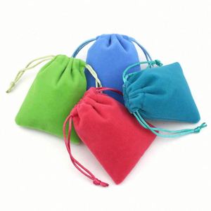 Bolsas de Terciopelo con Cordón para Joyería, Bolsas de Regalo, Venta al Por Mayor de Fábrica - Product Image 2