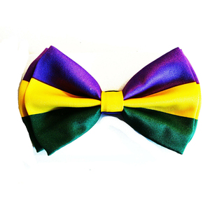 Mardi Gras Apparel <span class=keywords><strong>Hombre</strong></span> Mujer Pajarita Púrpura Verde Oro Color Lentejuelas Pajarita <span class=keywords><strong>Tirantes</strong></span> Para Fat Tuesday Throw Party Supplies - Product Image 3