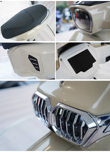 Motocicleta Eléctrica CKD SKD de 12 Pulgadas, 2 Ruedas, 2 Asientos, 1100/1300W, Velocidad Máxima de 65 km/h, con Pedales - Product Image 4