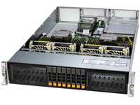 Serveur Hyper Rack 2U Supermicro SYS-222H-TN, double socket, 8 baies NVMe PCIe 5.0, serveur informatique d'entreprise pour centre de données, IA, HPC