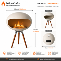 Cheminée à éthanol moderne pour table, portable, pour intérieur et extérieur, foyer décoratif avec coque métallique de qualité supérieure
