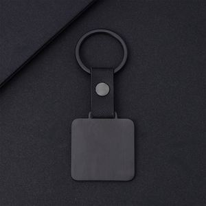 <b>Custom</b> Laser Engraving UV Color Printing Cube Shape Badge Leather Buckle Festival <b>Keychain</b> <b>Custom</b> Stainless Steel <b>Keychain</b> - Product Image 4