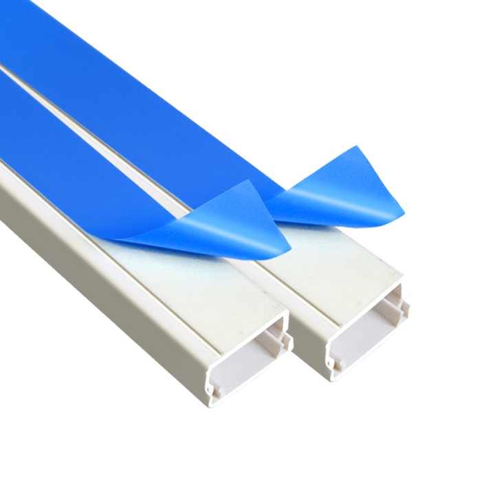 Wholesale PVC Cable Trunking White Self-Adhesive Flat Cable Duct ...