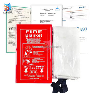 Coperta antincendio ignifuga certificata <span class=keywords><strong>BSI</strong></span> EN1869 EN13501 coperta industriale per la casa di sicurezza resistente al calore - Product Image 2