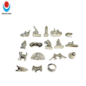 Mini Gettoni Metallici con Forme Carine, Vari Stili (Auto, Barche, Animali), in Lega di Zinco, Combinabili Liberamente per Componenti di Giochi da Tavolo - Product Image 2