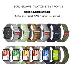 Bracelet en nylon avec logo pour Huawei Watch Fit 4 Pro, bracelet tressé pour Huawei Watch Fit 5 Correa - Product Image 1
