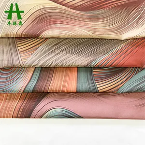 Mulinsen Textile High Quality Woven Aramrni Crystal 50D Satin Chiffon Fabric Silk Paper Print Polyester Spandex for Dress
