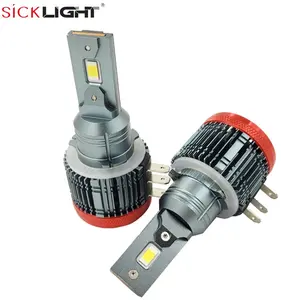 Süper CANBUS 70W bir çift 1000 lümen yüksek düşük işın H15 LED farlar otomatik LED ampul 6500K modifikasyon araba MK GOLF A3 için LED