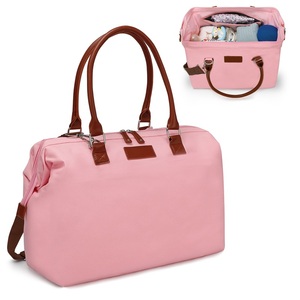 Ensemble de 3 sacs à couches roses grande capacité en Oxford 600D pour maman, idéal pour les voyages, vente en gros, usine OEM/ODM certifiée BSCI - Product Image 5