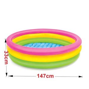 <span class=keywords><strong>Intex</strong></span> 57422 piscine gonflable hors sol à 3 anneaux, facile à utiliser, piscine extérieure en plastique pour enfants - Product Image 1