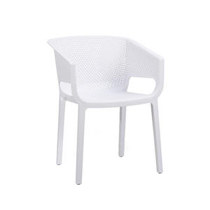 Nordic Style <b>Polypropylene</b> <b>Chair</b> Mesh Back Plastic Lounge <b>Chair</b> for Indoor Outdoor Use - Product Image 5